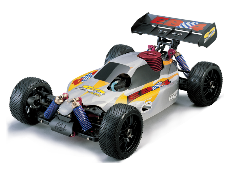 EB-4 S2 buggy 1/8 scale off road  silver color car